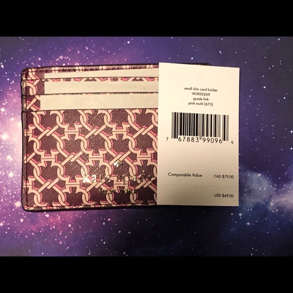 Kate Spade - Spade Link Small Slim Card Holder - Picture 3 of 3